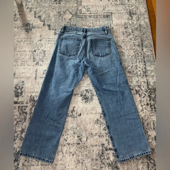 Frame Denim Women's Light Blue Relaxed Jeans - Picture 5 of 9